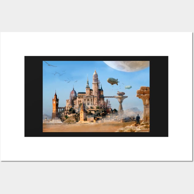 Desert City Wall Art by aastankovic